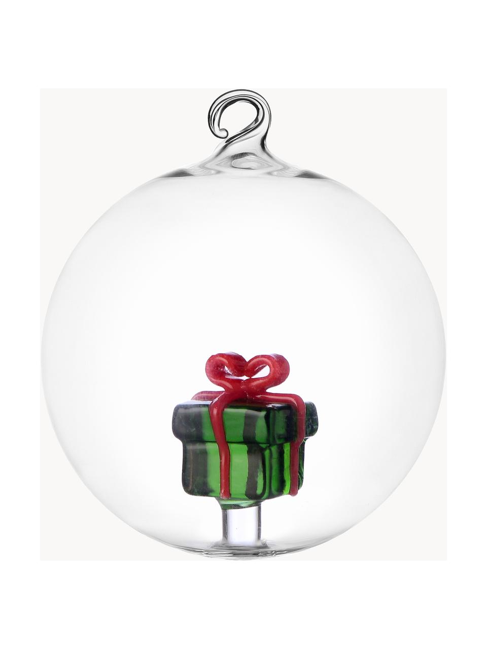 Palline di Natale fatte a mano Christmas Tales 2 pz, Vetro borosilicato, Regalo, Ø 8 cm