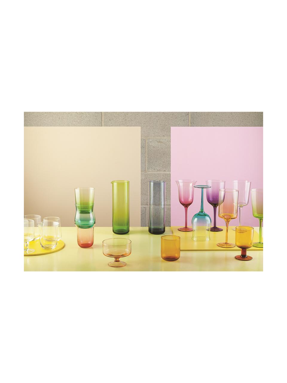Karaf Bloom, 1 L, Glas, Groen, Ø 8 x H 24 cm