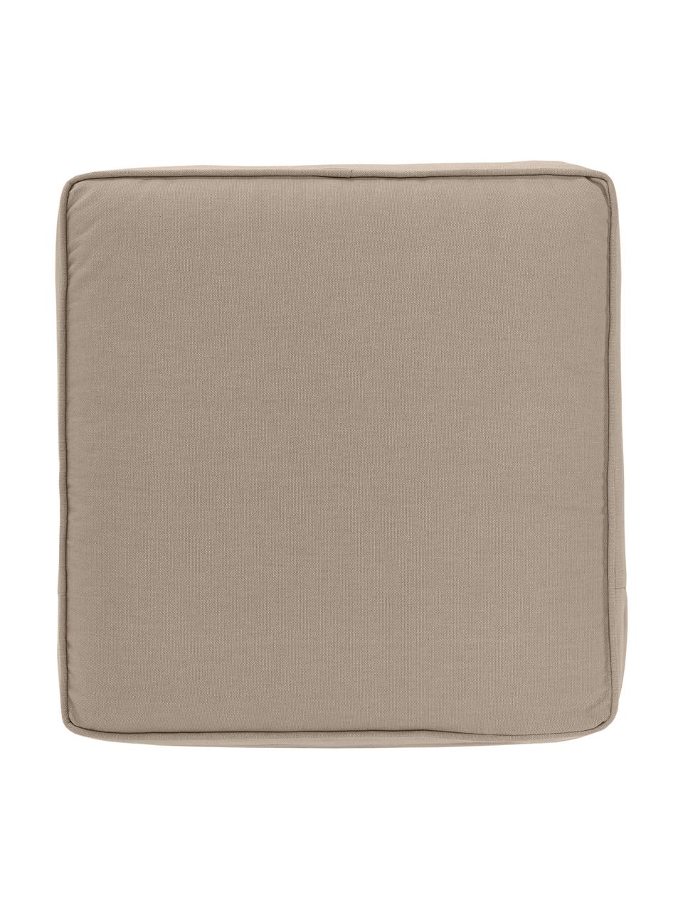 Cojines de asiento Zoey, 2 uds., Funda: 100% algodón, Gris pardo, An 40 x L 40 cm