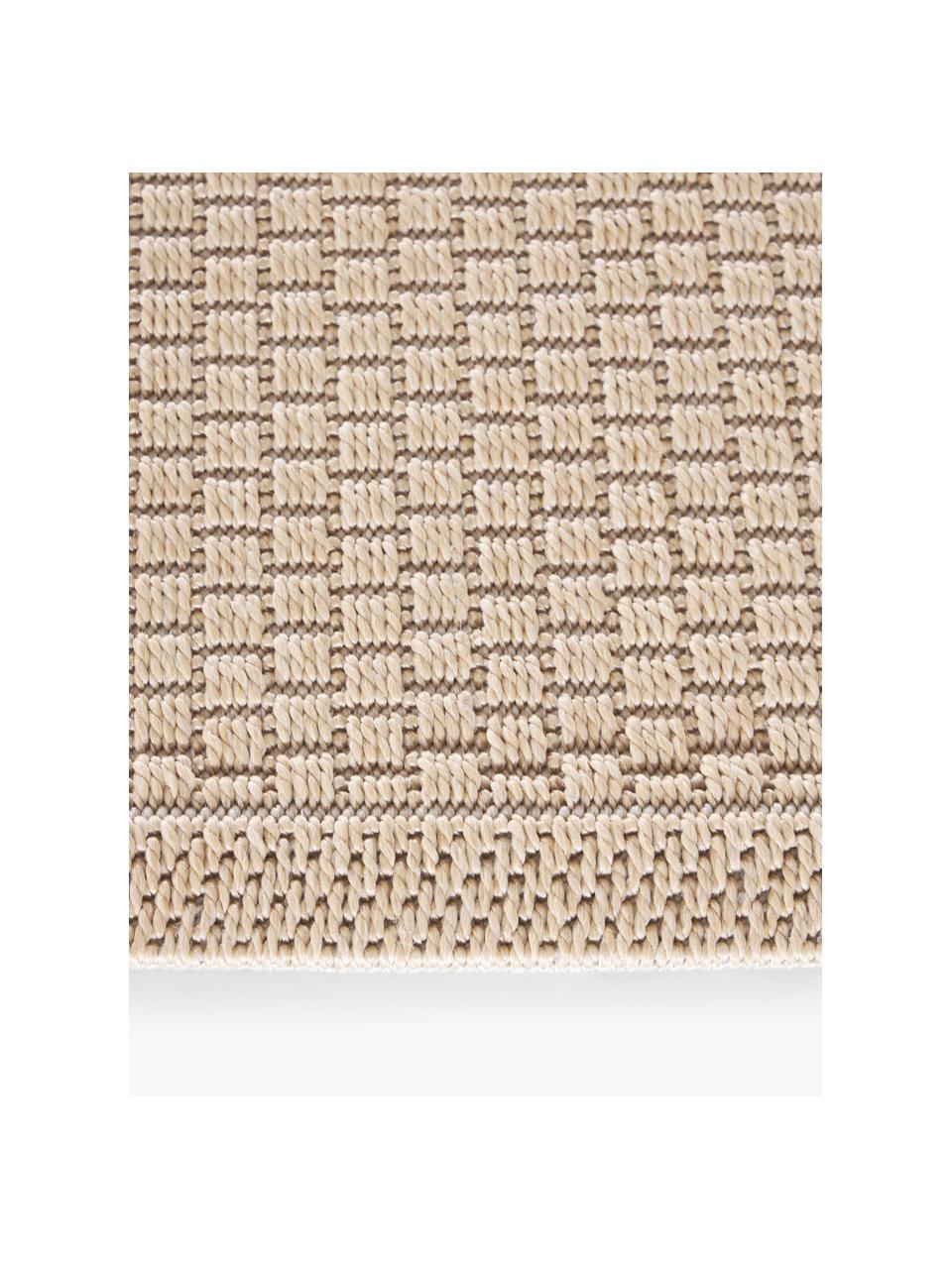 Tapis d'extérieur Toronto, 100 % polypropylène, Beige, larg. 80 x long. 200 cm