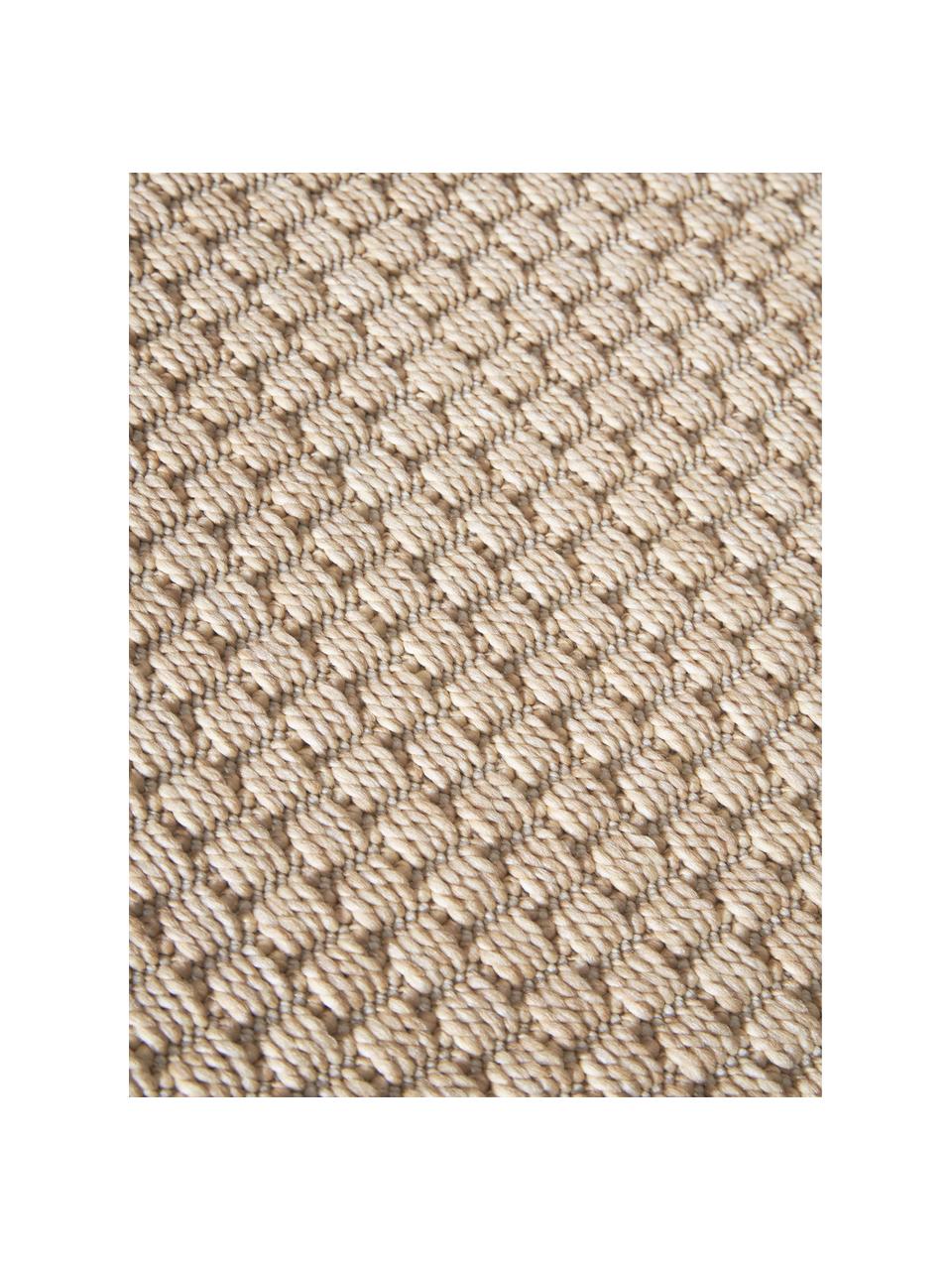 Tapis d'extérieur Toronto, 100 % polypropylène, Beige, larg. 80 x long. 200 cm