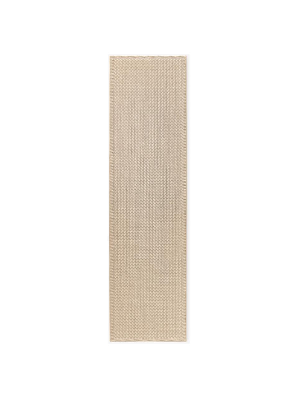 Tapis d'extérieur Toronto, 100 % polypropylène, Beige, larg. 80 x long. 200 cm