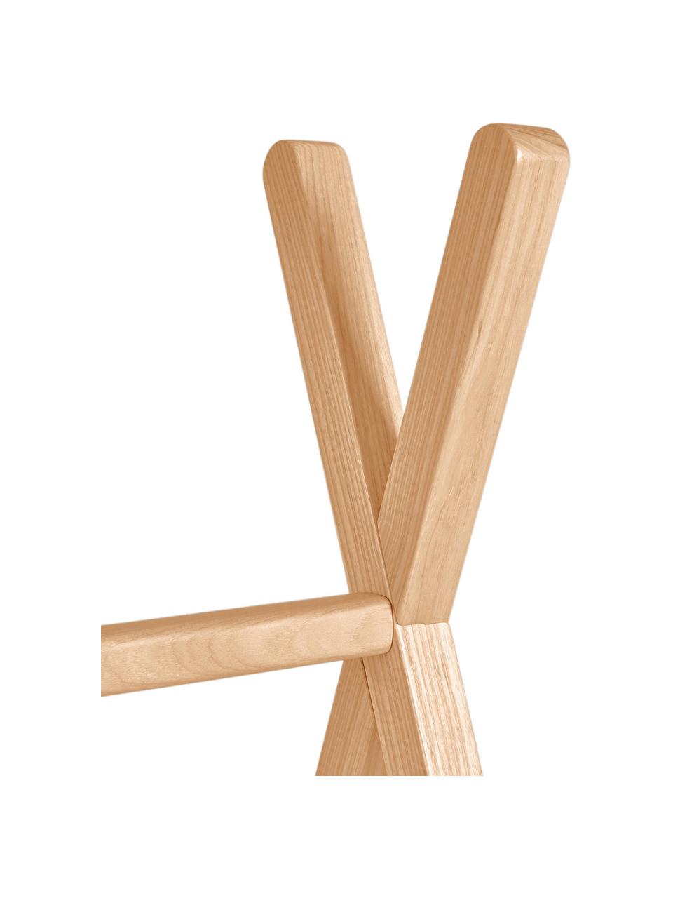 Cama infantil de madera maciza Maralis, 70 x 140 cm, Madera de haya, madera contrachapada, Madera clara, An 70 x L 140 cm