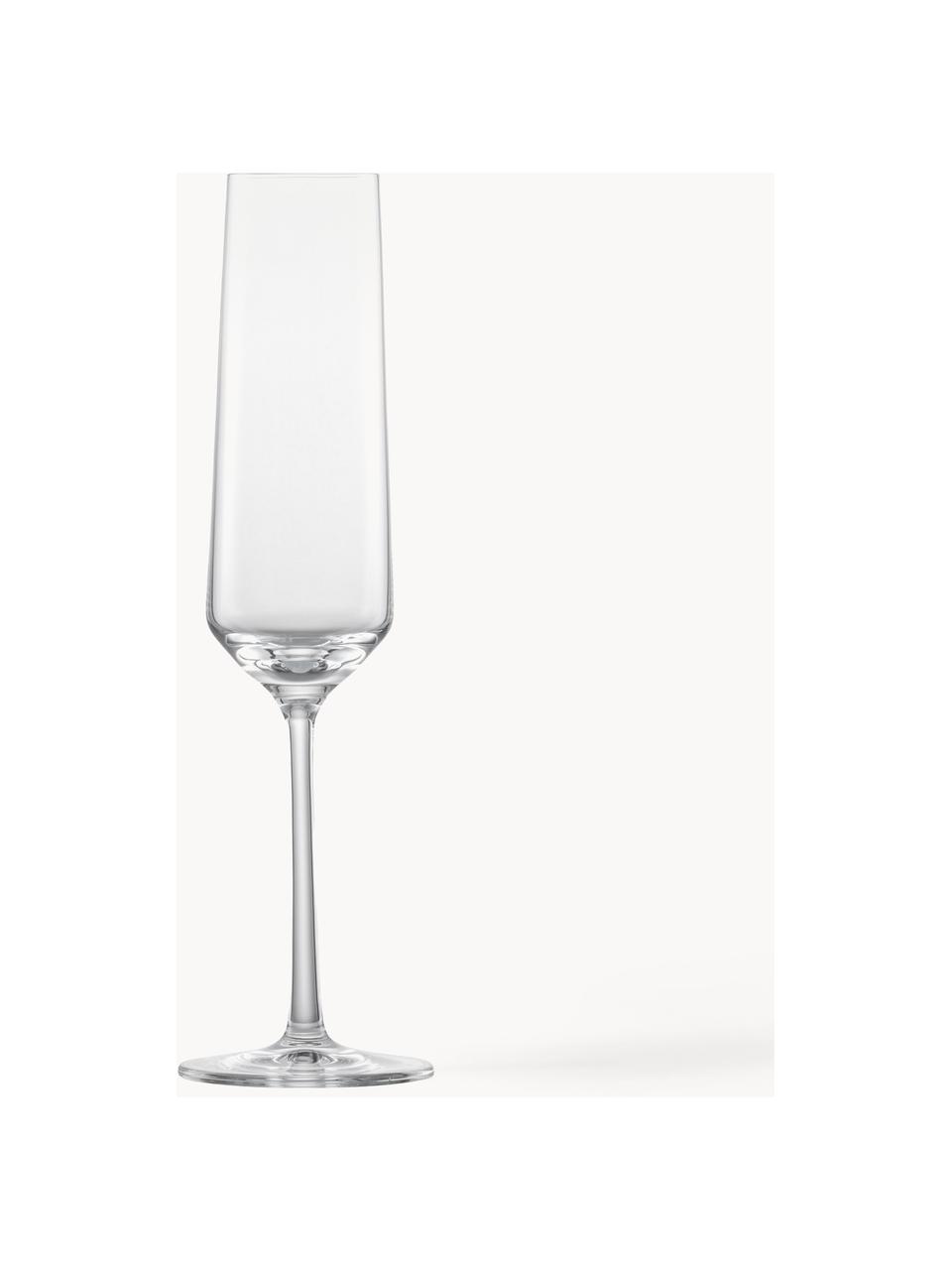 Flûtes à champagne en cristal Pure, 2 pièces, Verre cristal Tritan

Apportez l'éclat du cristal à votre table ! Ce verre est d'une transparence exceptionnelle et d'un poids agréable, ce qui lui donne une sensation de qualité et un aspect élégant. De plus, les coupes fines rendent chaque pièce unique, en faisant un objet à la fois pratique et esthétique, Transparent, Ø 7 x haut. 25 cm, 200 ml