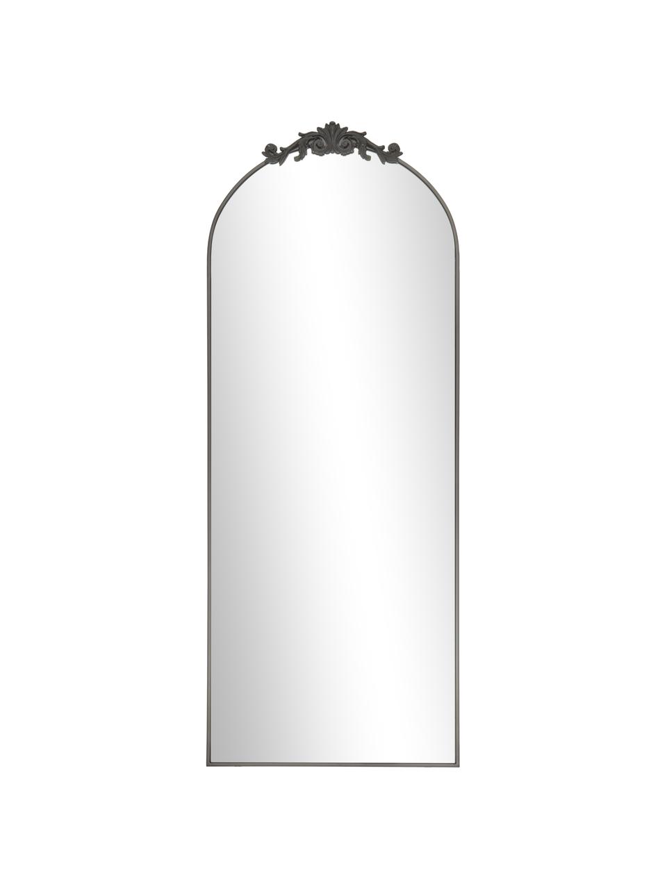 Miroir à adosser baroque Saida, Noir, larg. 65 x haut. 169 cm