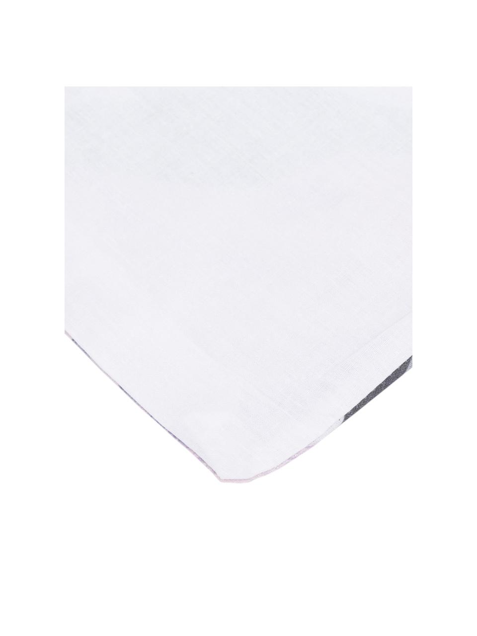 Parure copripiumino in cotone Flew, Cotone, Fronte: multicolore Retro: bianco, 200 x 200 cm
