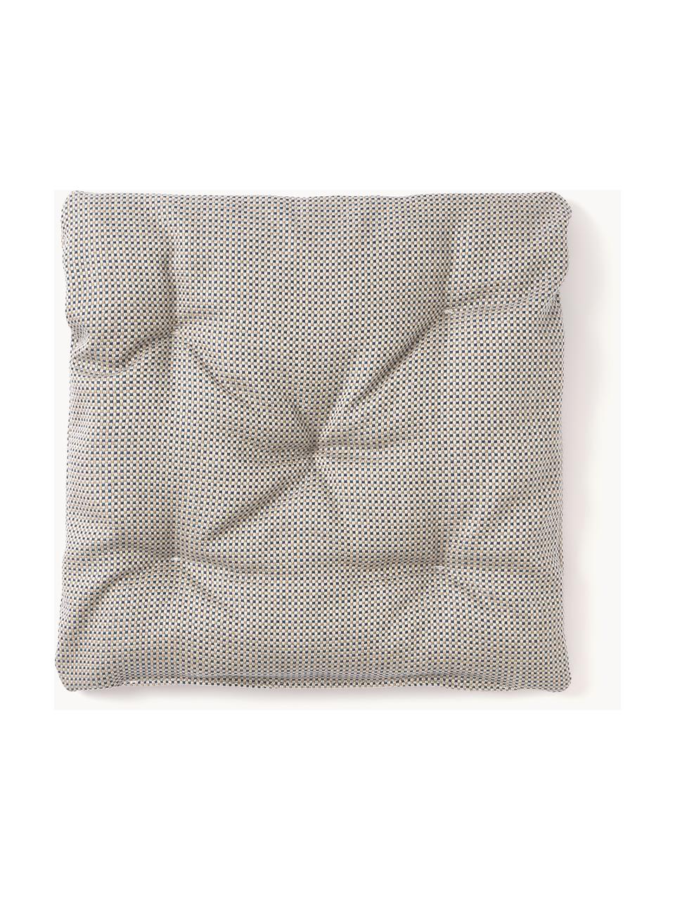 Zewnętrzna poduszka na krzesło Ortun, Tapicerka: 100% poliakryl barwiony p, Beżowy, S 40 x D 40 cm