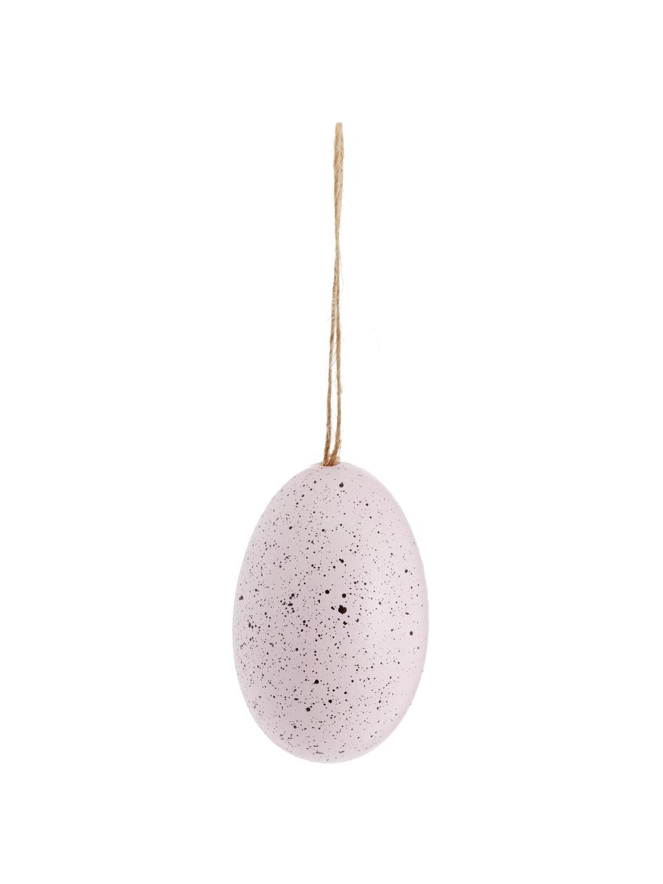 Œuf décoratif Pâques Blush, 12 élém., De vrais œufs, Tons roses, gris, brun, Lot de différentes tailles