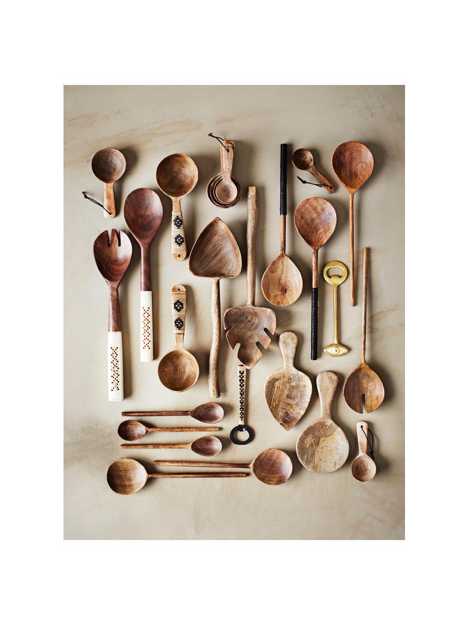 Set 2 apribottiglie in ottone dorato Bali, Ottone verniciato a polvere, Dorato, Lung. 16 cm