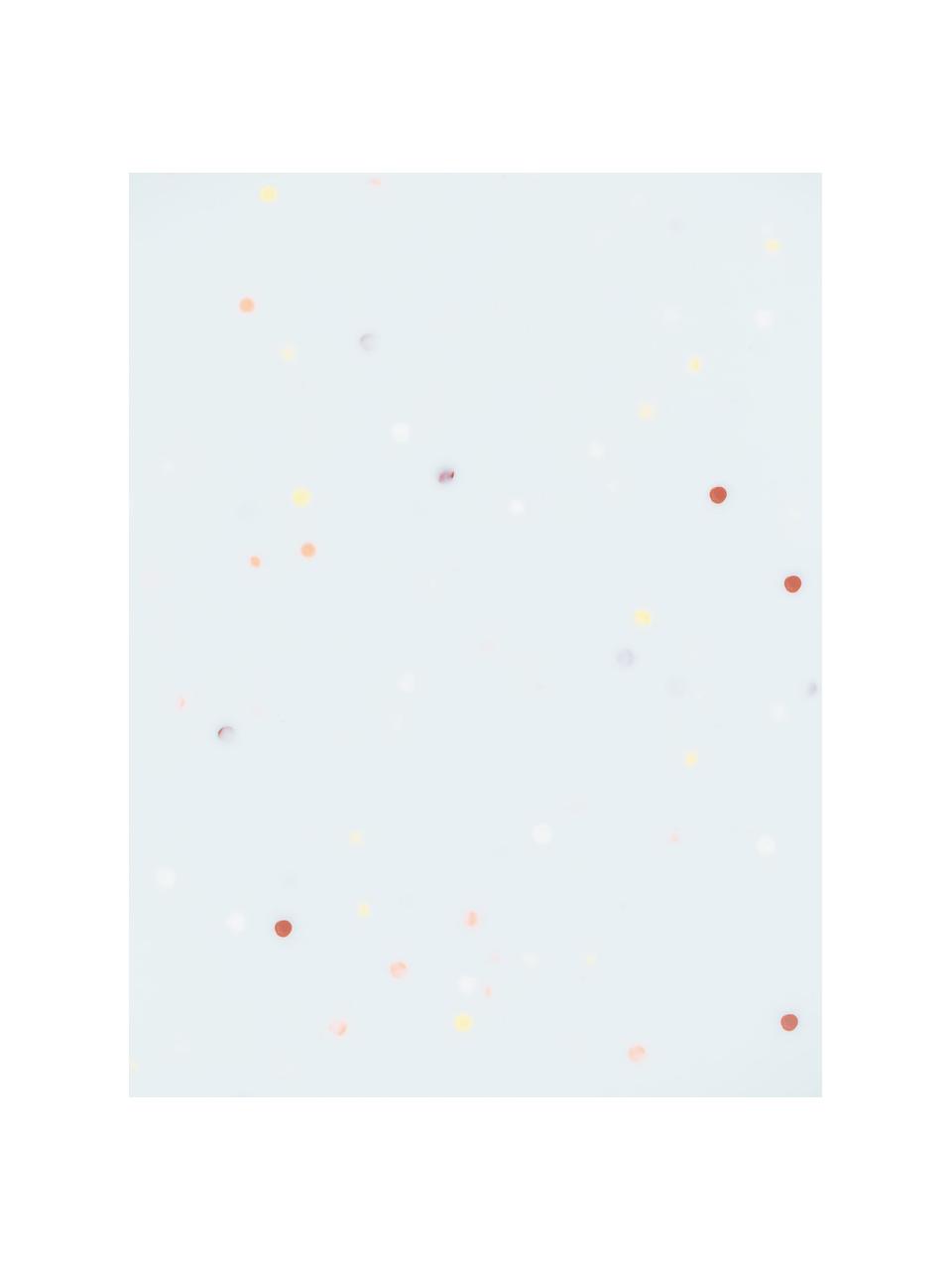 Kindergeschirr-Set Confetti, 3-tlg., 100 % Silikon, Hellblau, Set mit verschiedenen Grössen