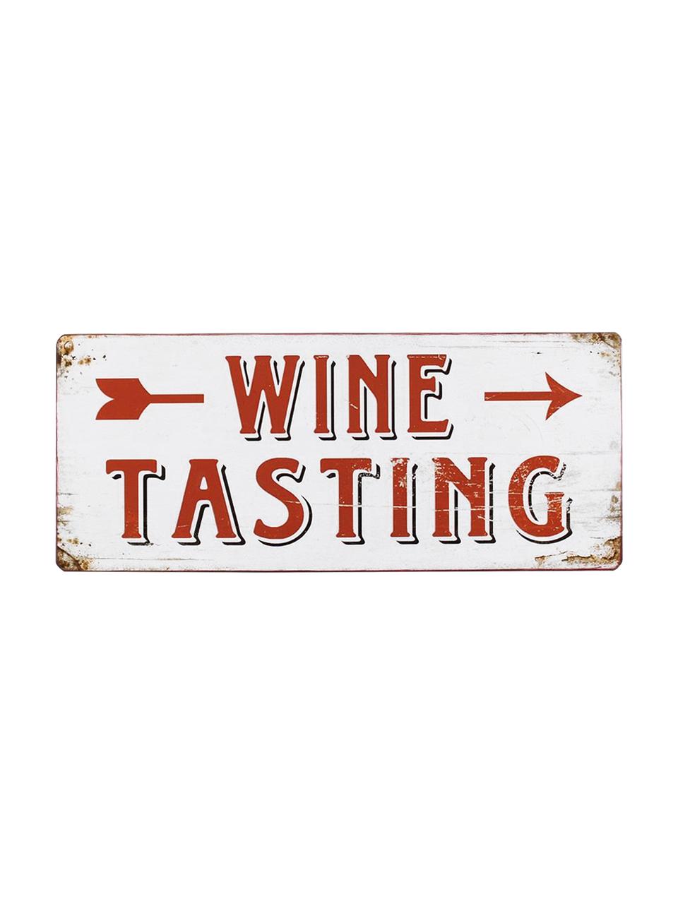 Pancarte murale Wine tasting, Blanc, rouge