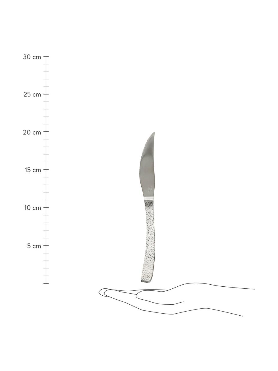 Zilveren bestekset Posate van 18/10 edelstaal, 6 personen (24-delig), Edelstaalkleurig, Set met verschillende formaten