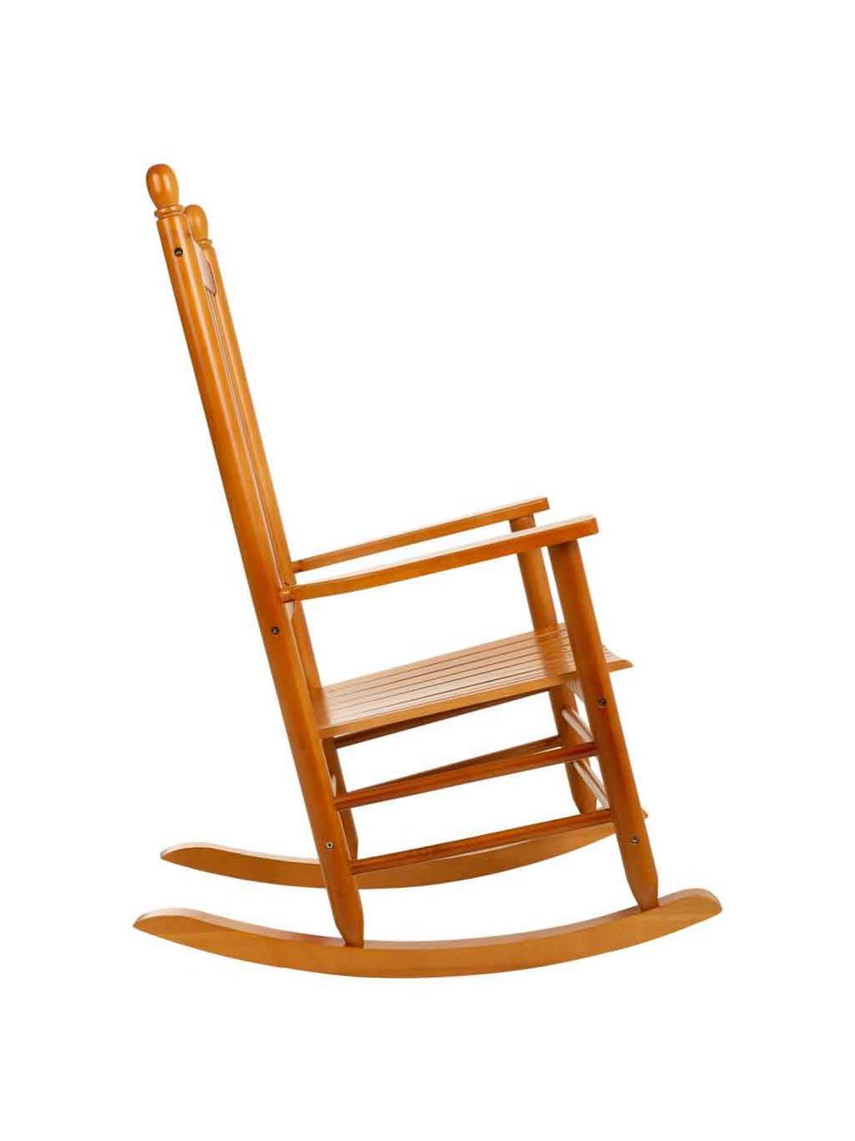 Fotel bujany z drewna naturalnego Pedro, Drewno topoli, Brązowy, S 87 x G 69 cm