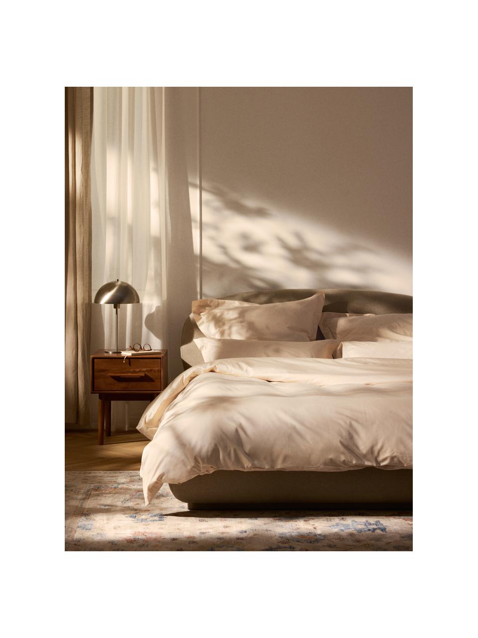 Baumwollsatin-Bettdeckenbezug Premium, Webart: Satin Fadendichte 500 TC,, Peach, B 200 x L 200 cm