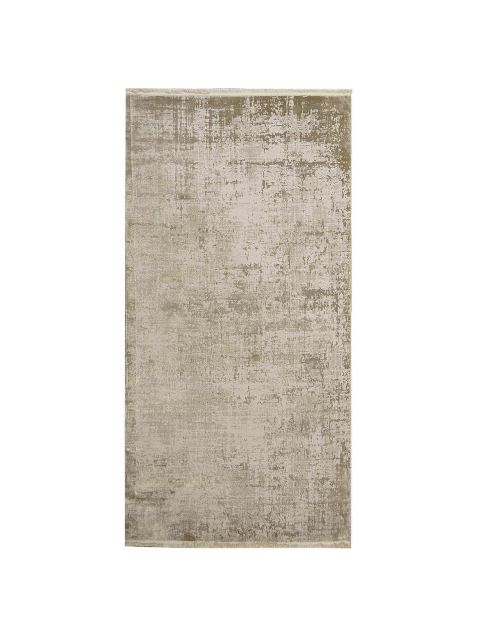 Kleiner Teppich Cordoba, Flor: 70% Acryl, 30% Viskose, Beigetöne, 80 x 150 cm