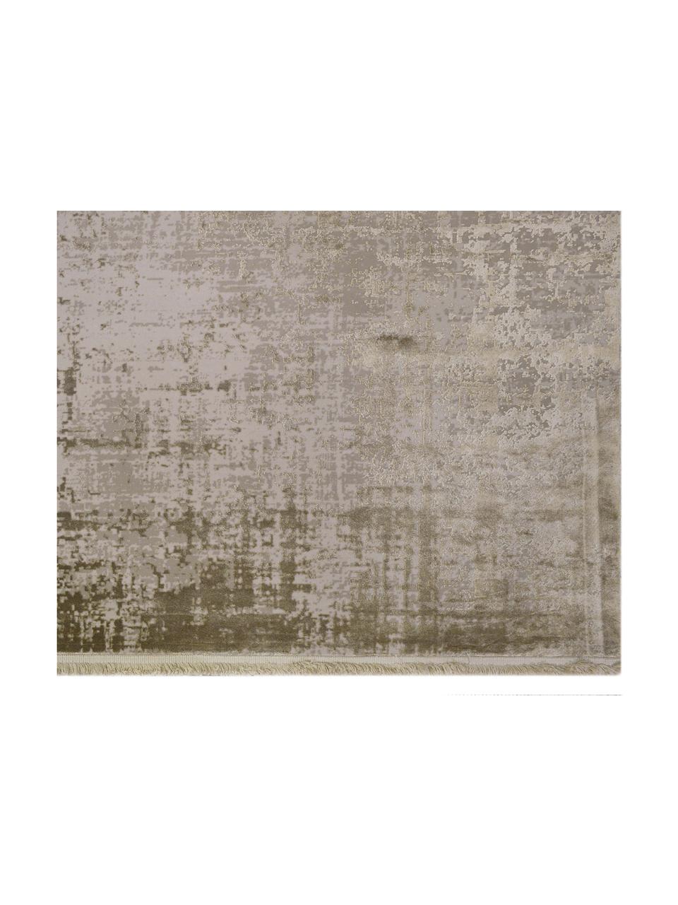 Kleiner Teppich Cordoba, Flor: 70% Acryl, 30% Viskose, Beigetöne, 80 x 150 cm