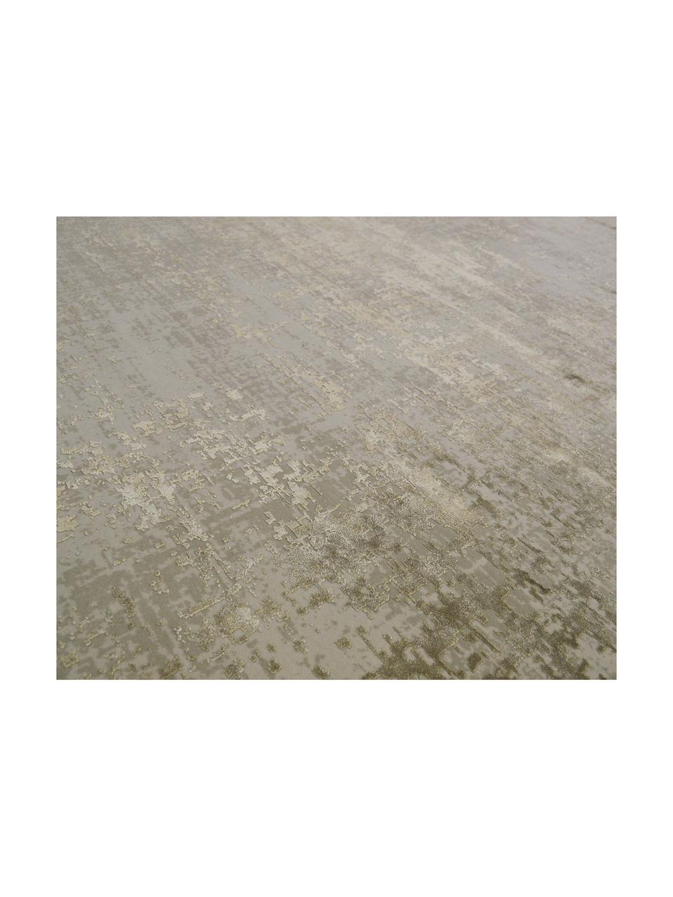 Trblietavý vintage koberec  so strapcami Cordoba, Béžová
