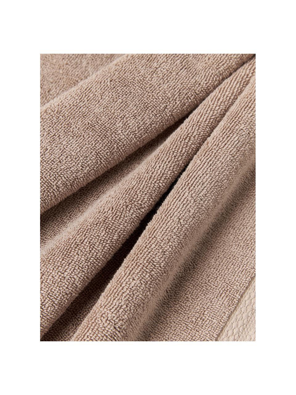 Handtuch Premium aus Bio-Baumwolle in verschiedenen Größen, 100 % Bio-Baumwolle, GOTS-zertifiziert (von GCL International, GCL-300517)
 Schwere Qualität, 600 g/m², Beige, XS Gästehandtuch, B 30 x L 30 cm, 2 Stück