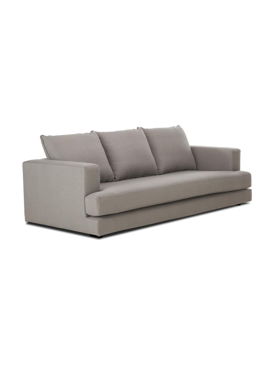 Sofá Tribeca (3 plazas), Tapizado: poliéster Alta resistenci, Asiento: relleno de espuma, materi, Estructura: madera de pino maciza, Patas: madera de haya maciza pin, Tejido gris pardo, An 228 x F 104 cm