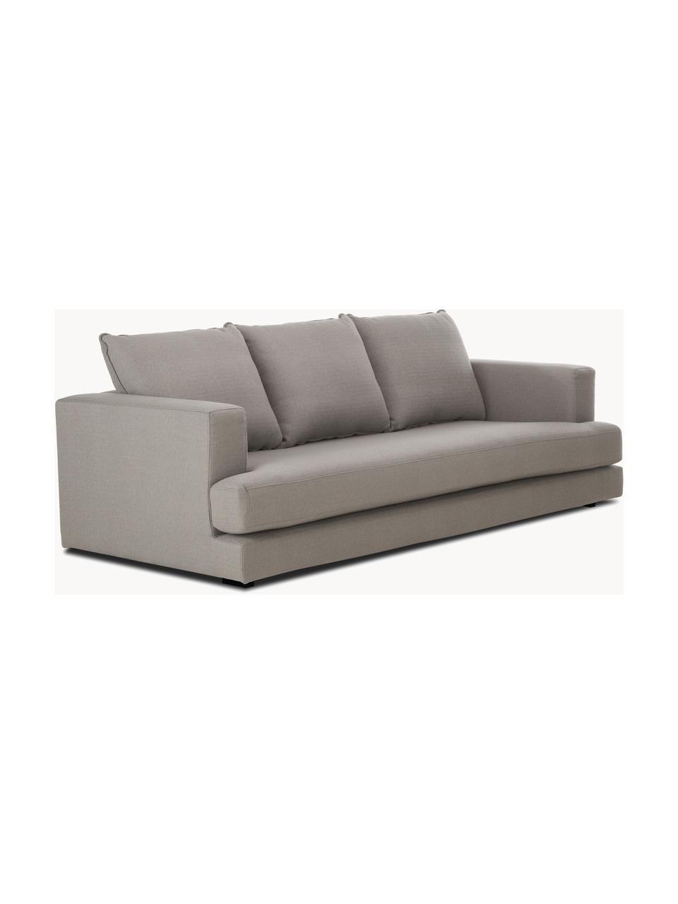 Sofa Tribeca (3-Sitzer), Bezug: 100 % Polyester Der hochw, Sitzfläche: Schaumpolster, Fasermater, Gestell: Massives Kiefernholz, Füße: Massives Buchenholz, lack, Webstoff Taupe, B 228 x T 104 cm