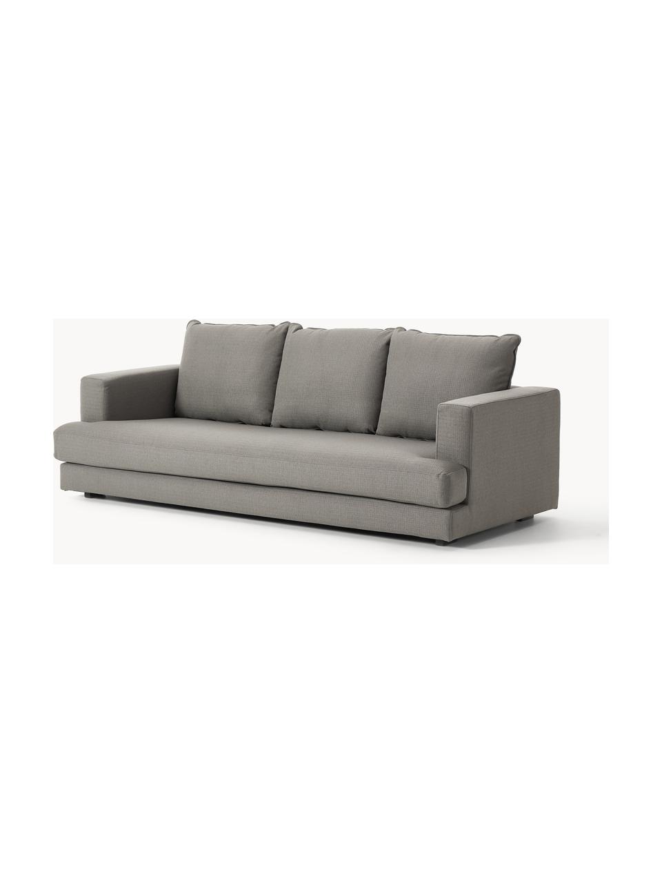 Sofa Tribeca (3-Sitzer), Bezug: 100 % Polyester Der hochw, Sitzfläche: Schaumpolster, Fasermater, Gestell: Massives Kiefernholz, Webstoff Taupe, B 228 x T 104 cm