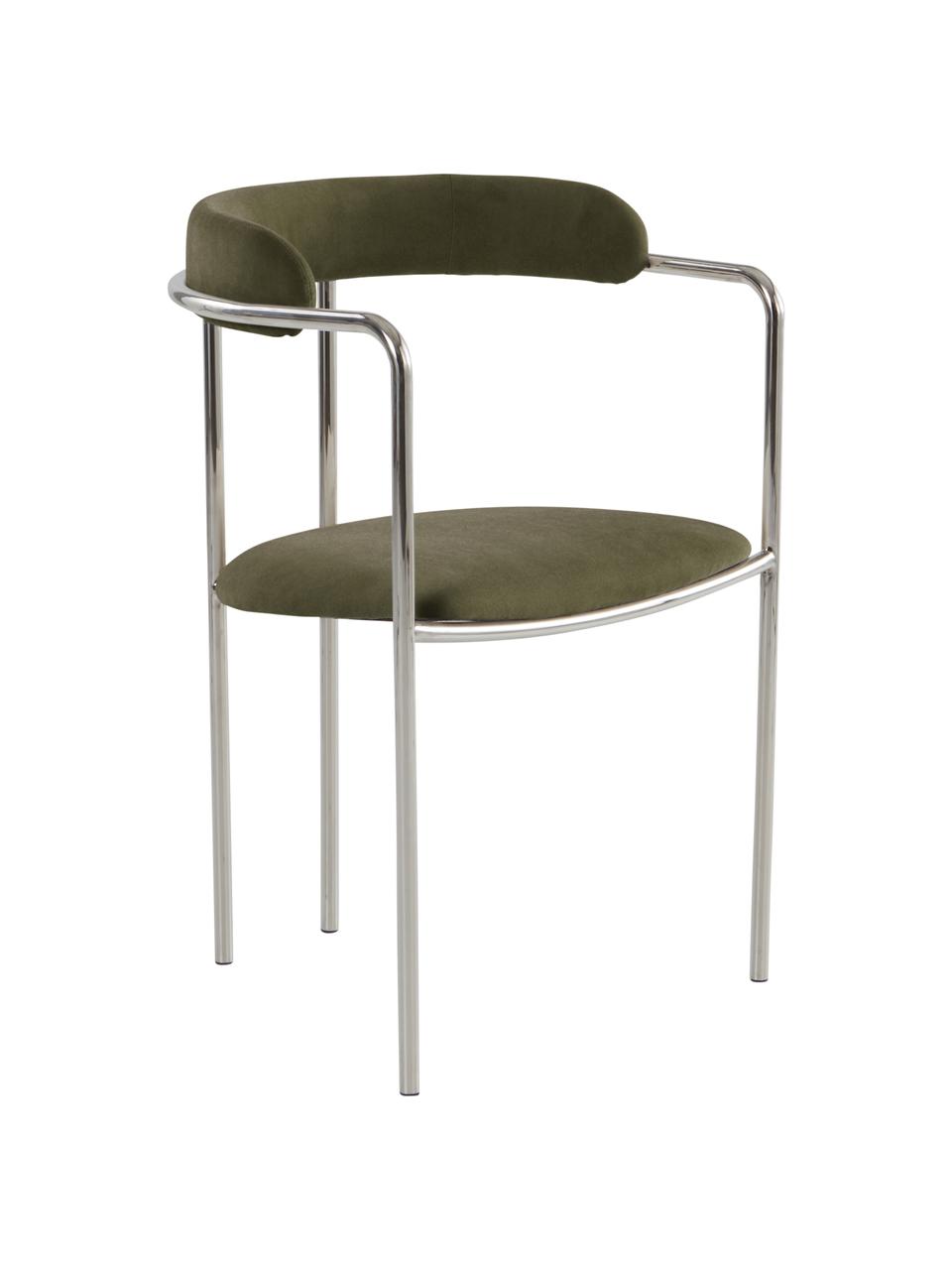 Polstrovaná židle Maryland, Zelená, Š 54 cm, H 49 cm