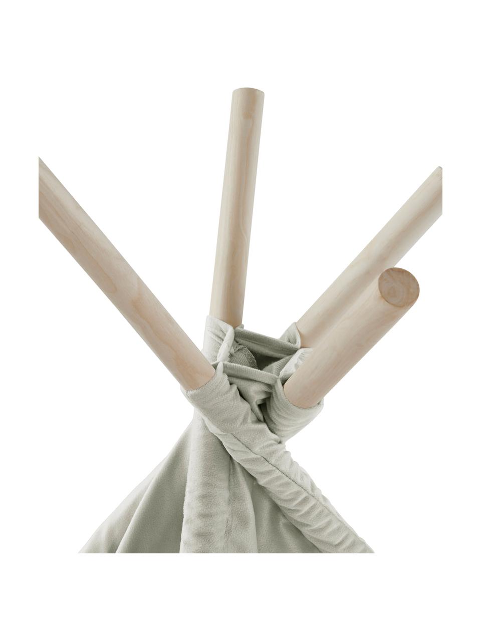 Dětské teepee Savannah, Olivově zelená, Š 130 cm, V 120 cm