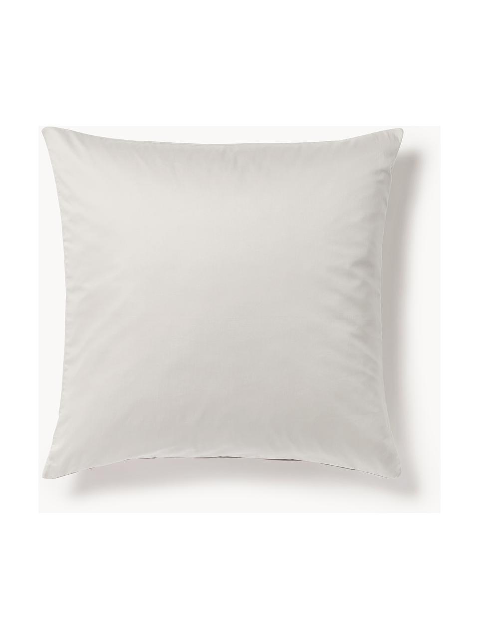 Baumwollsatin-Kopfkissenbezug Comfort, Webart: Satin Fadendichte 300 TC,, Hellgrau, B 40 x L 80 cm