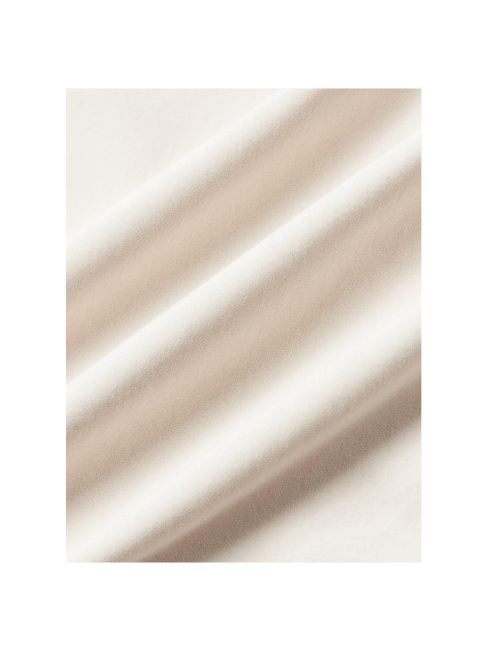 Copricuscino in velluto Dana, 100% velluto di cotone, Grigio chiaro, Larg. 30 x Lung. 50 cm