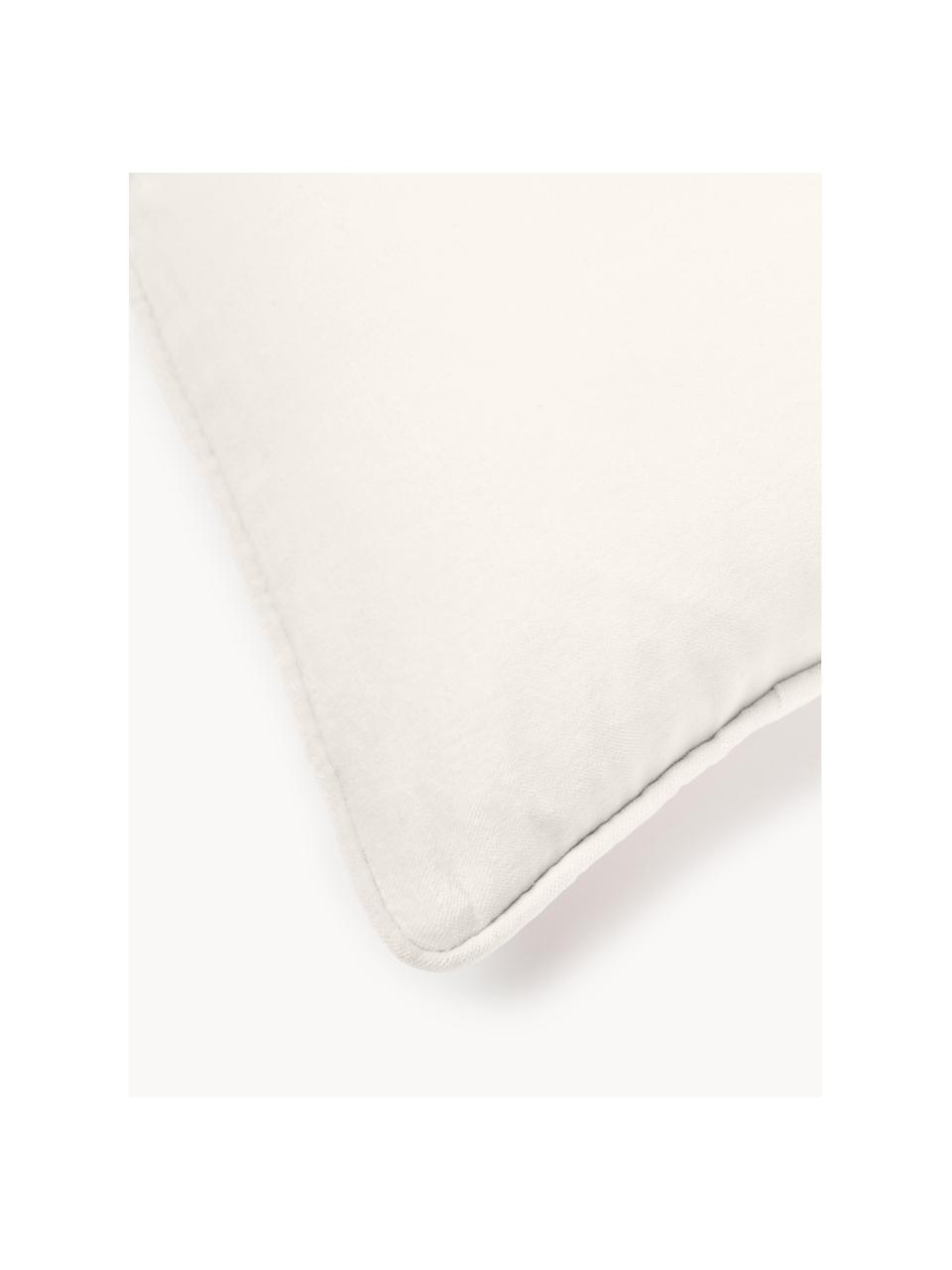 Housse de coussin en velours Dana, 100 % coton

Le matériau est certifié STANDARD 100 OEKO-TEX®, 21.HCN.84376, Hohenstein, Blanc crème, larg. 30 x long. 50 cm