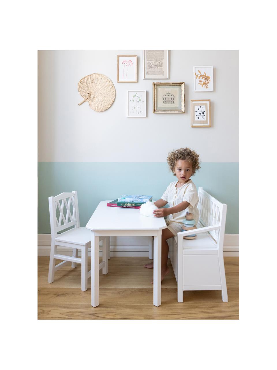 Table pour enfant Harlequin, Bois de bouleau, MDF, peinture sans COV

Ce produit est fabriqué à partir de bois certifié FSC® issu d'une exploitation durable, Bouleau blanc laqué, larg. 79 x haut. 47 cm