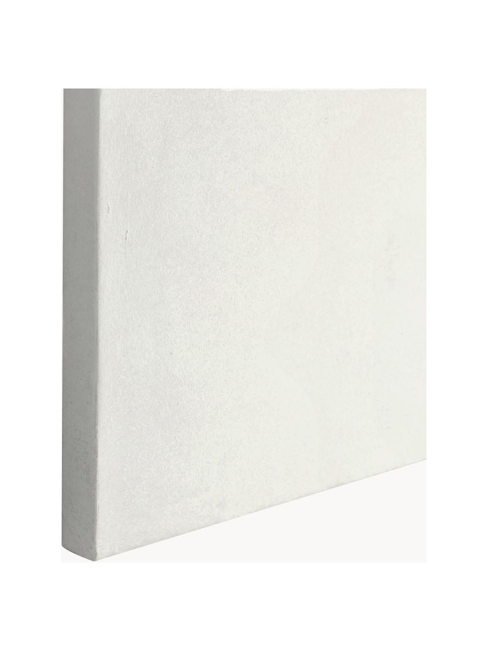 Leinwandbild Texture, Bild: Flachsfasern, Weiß, B 90 x H 120 cm
