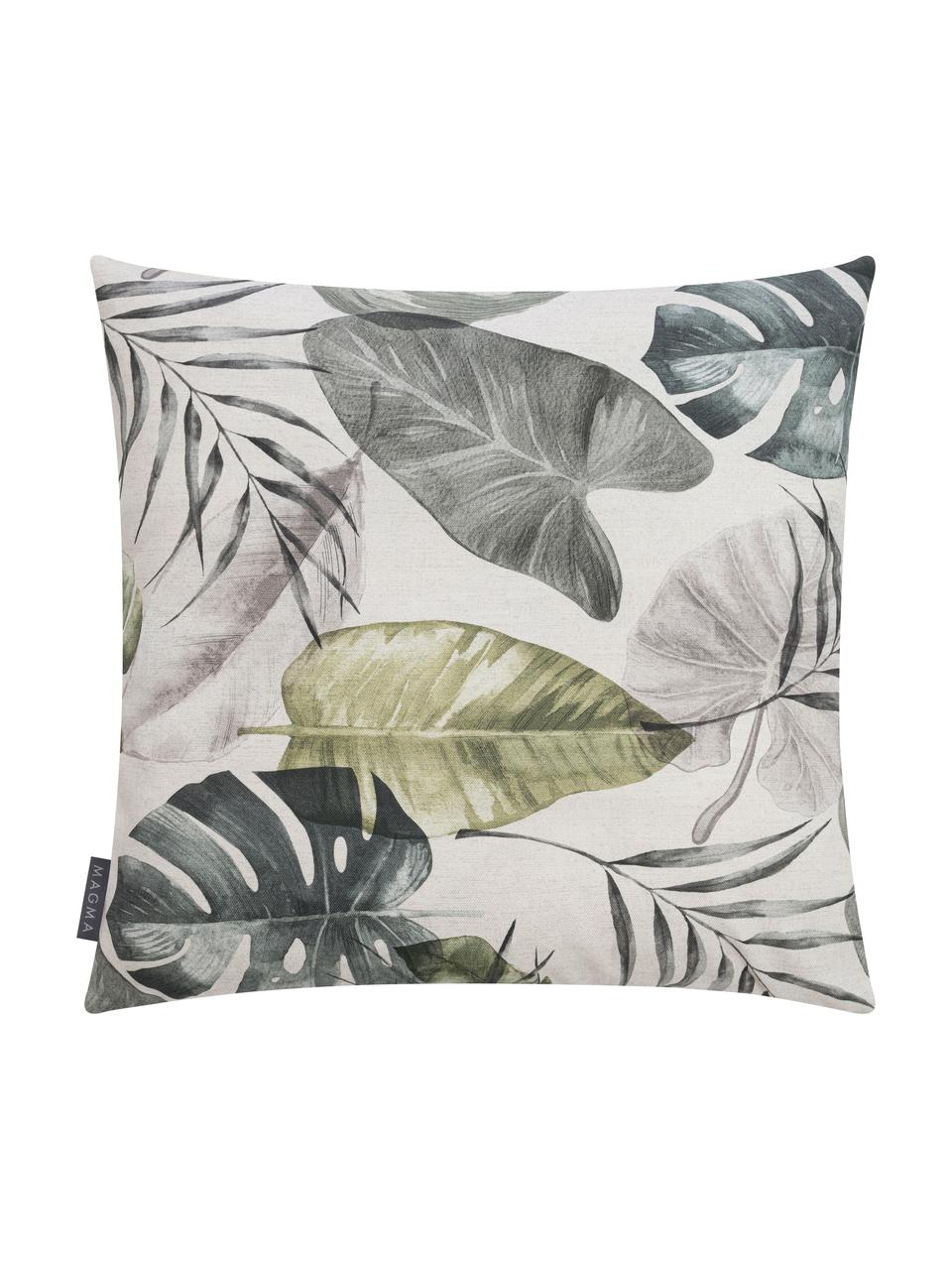 Kussenhoes Amazonas met tropisch motief, 50% katoen, 50% polyester, Groen, B 50 x L 50 cm