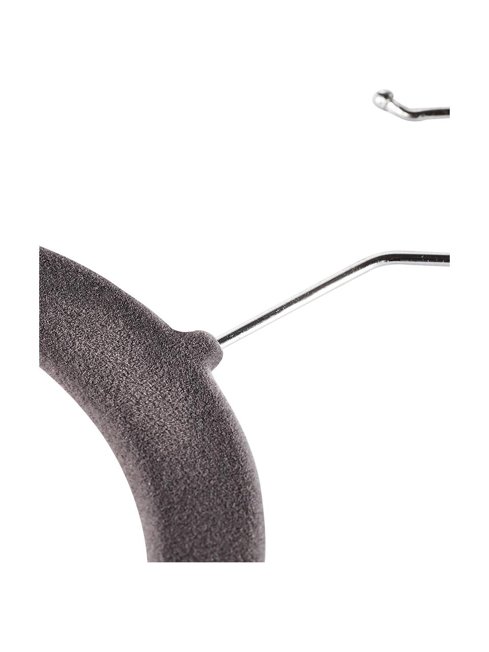 Ramínko Grey Velvet, 12 ks, Tmavě šedá, Š 45 cm, V 25 cm