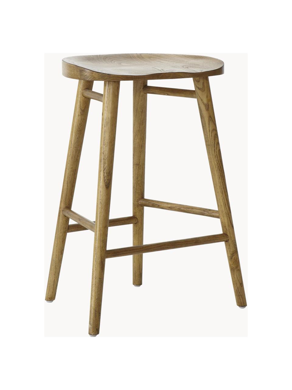 Dřevěná barová židle Jolly, Dřevo, Dřevo, světlé, Š 47 cm, V 61 cm