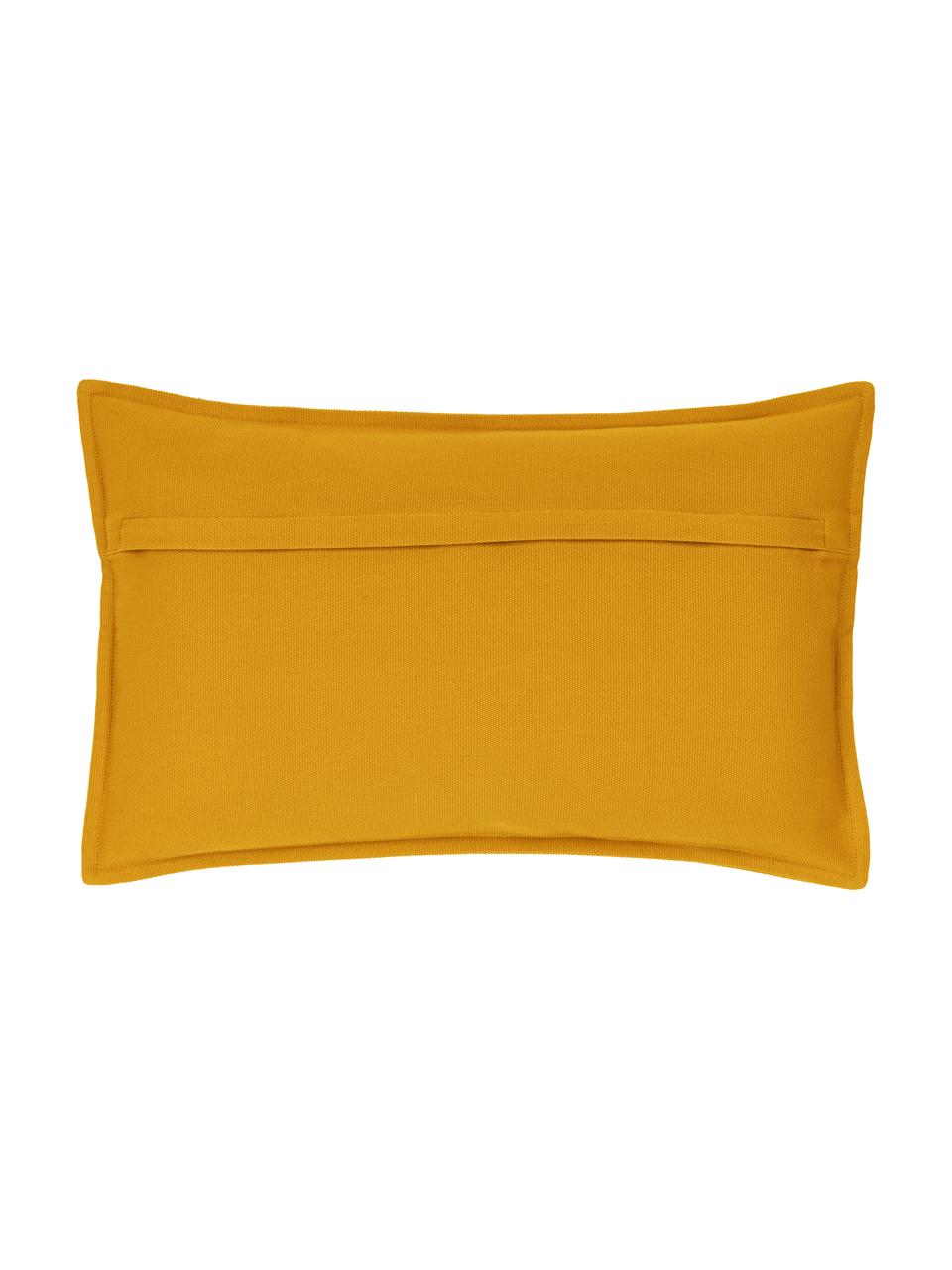 Funda de cojín de algodón Mads, 100% algodón, Amarillo, An 30 x L 50 cm