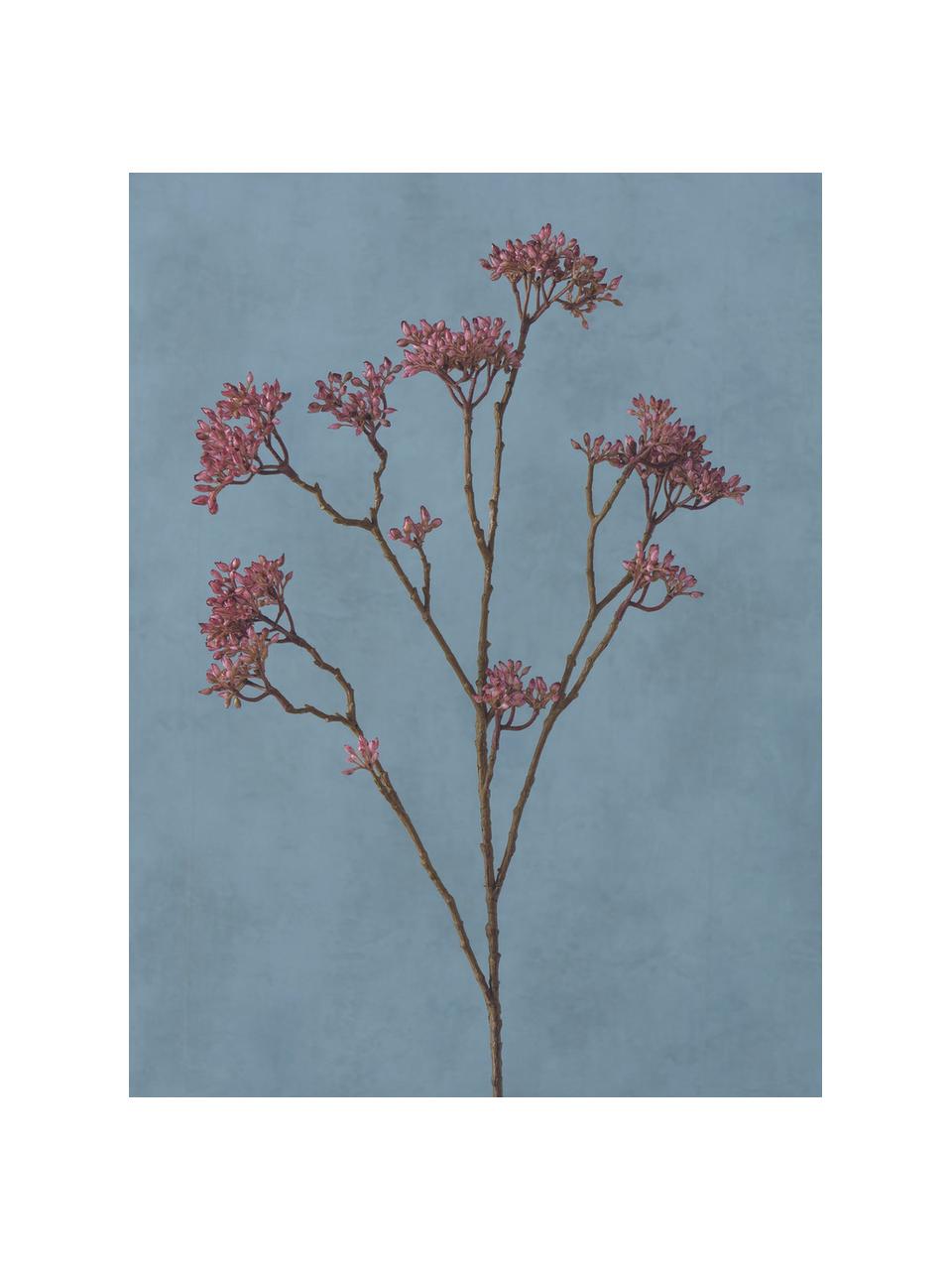 Kunstblume Hartriegel, Kunststoff, Rosa, Braun, L 75 cm