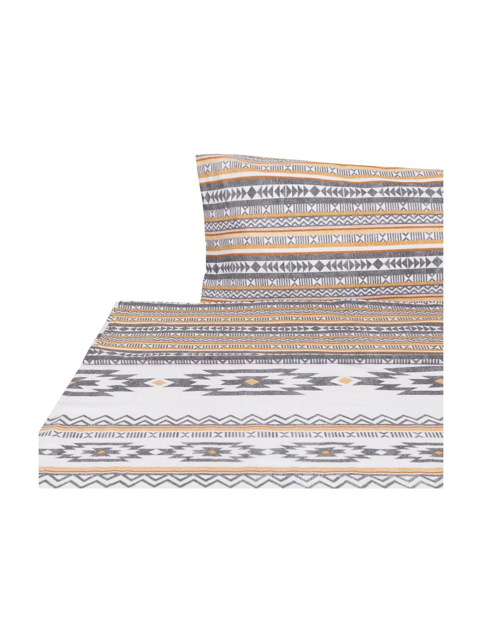 Sábana encimera Aztec, Algodón
El algodón da una sensación agradable y suave en la piel, absorbe bien la humedad y es adecuado para personas alérgicas, Multicolor, Cama 180/200 cm (250 x 280 cm)