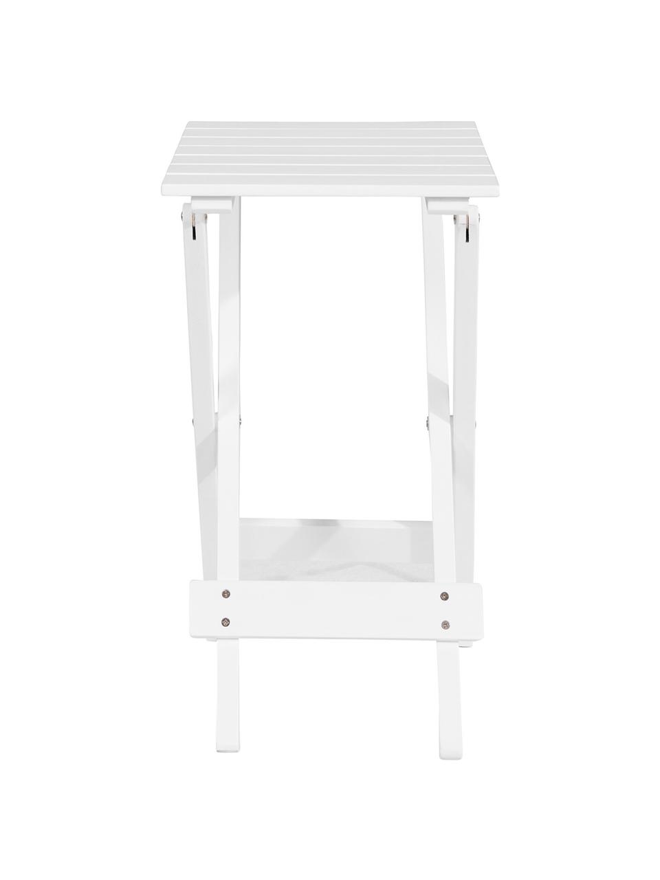 Petite chaise pliante en bois Lodge, Blanc