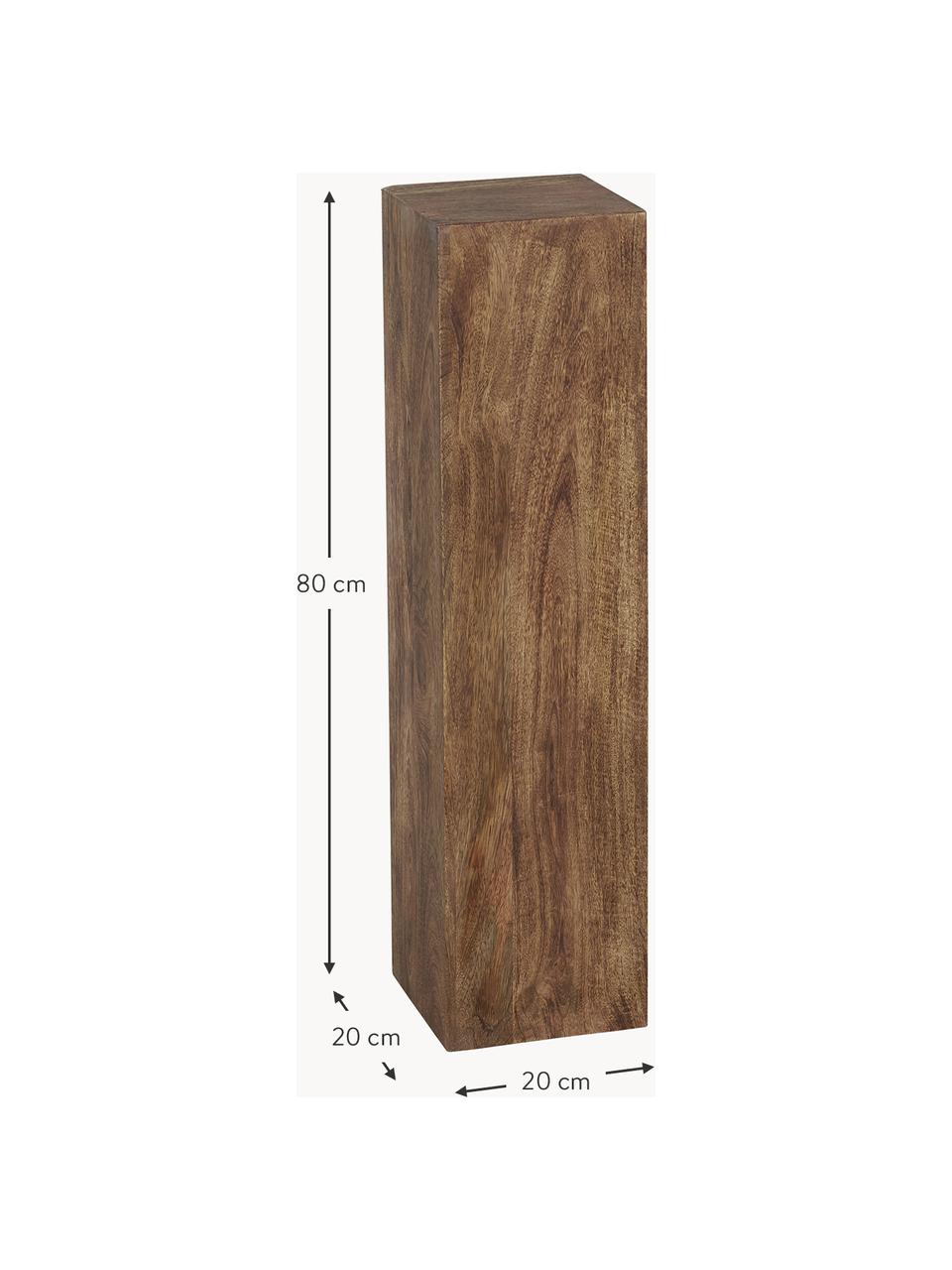 Columna decorativa de madera de mango Like, Madera de mango, Madera de mango, An 20 x Al 80 cm