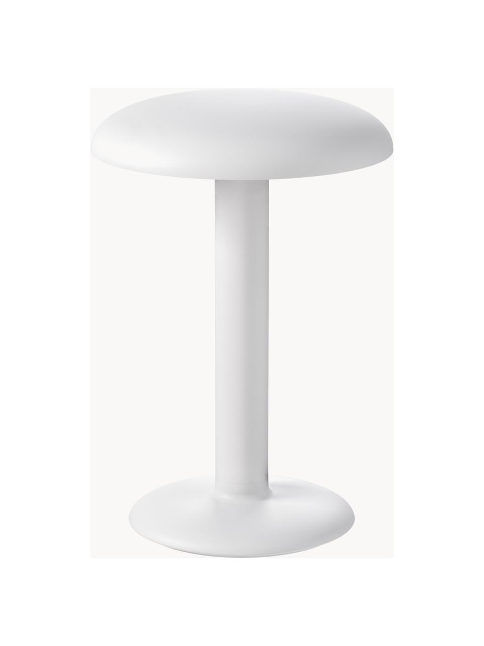 Lampa stołowa LED z funkcją przyciemniania Gustave, Aluminium powlekane, Biały, matowy, Ø 16 x 22 cm