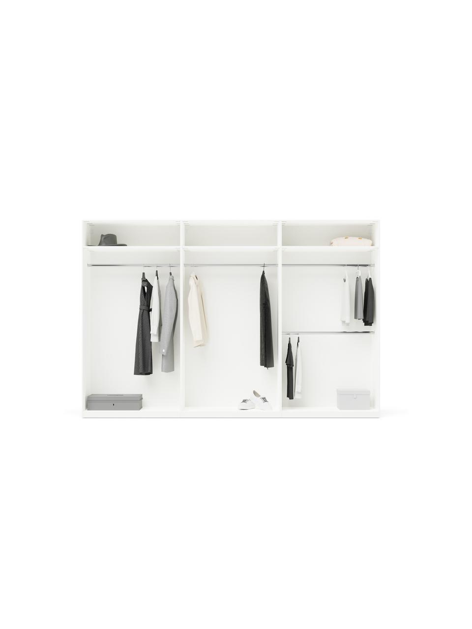 Modularer Drehtürenschrank Simone, 300 cm Breite, mehrere Varianten, Korpus: Spanplatte, FSC-zertifizi, Holz, Beige, Premium Interior, B 300 x H 236 cm