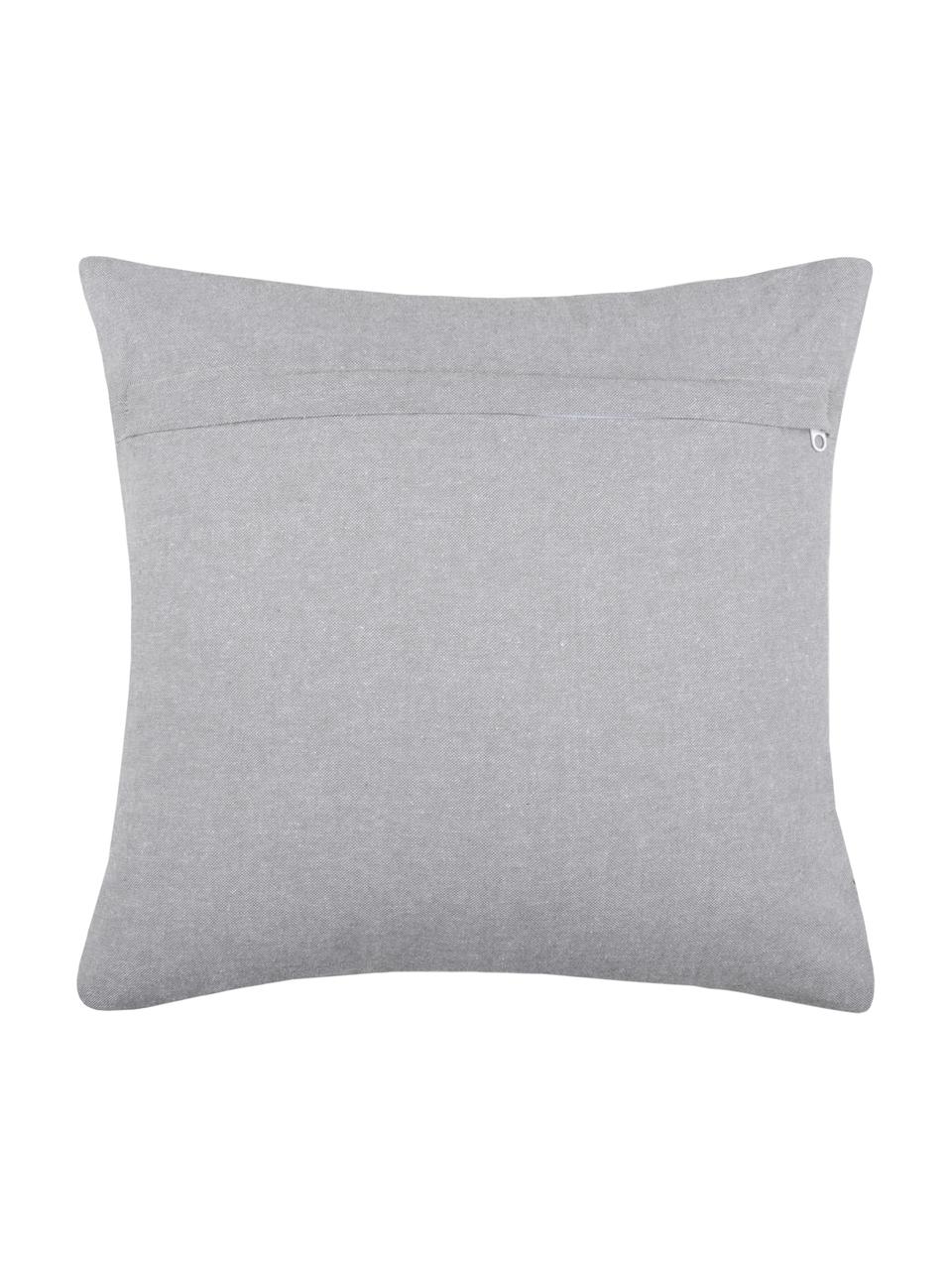 Coussin 40x40 Noël Forwood, Gris, blanc, rouge