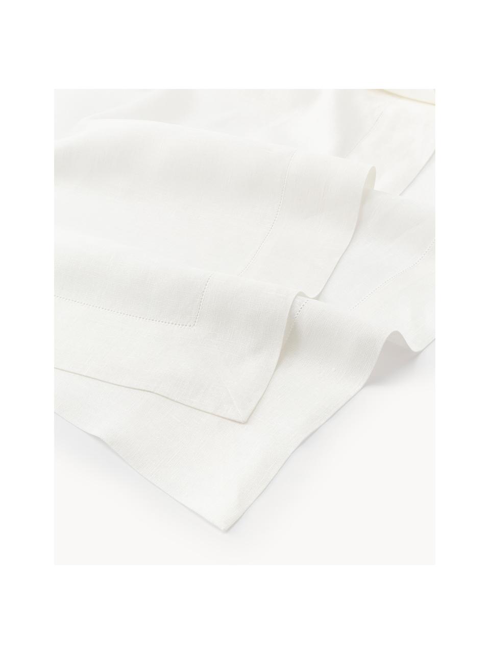 Mantel de lino Alanta, Off White, De 4 a 6 comensales (An 130 x L 170 cm)