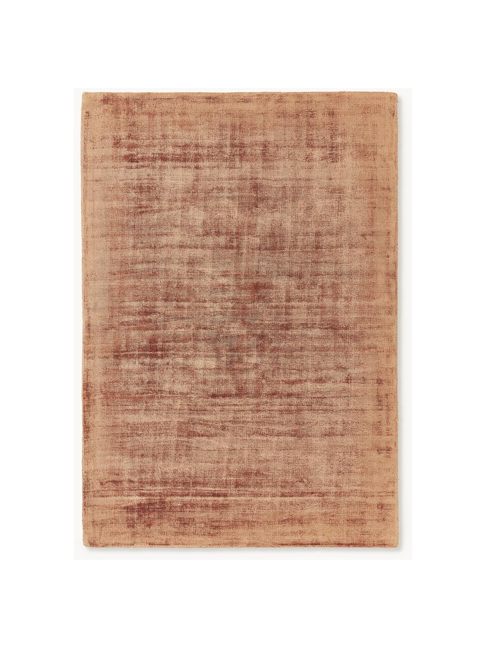 Ręcznie tkany dywan z wiskozy Jane, Nugatowy, S 160 x D 230 cm (Rozmiar M)