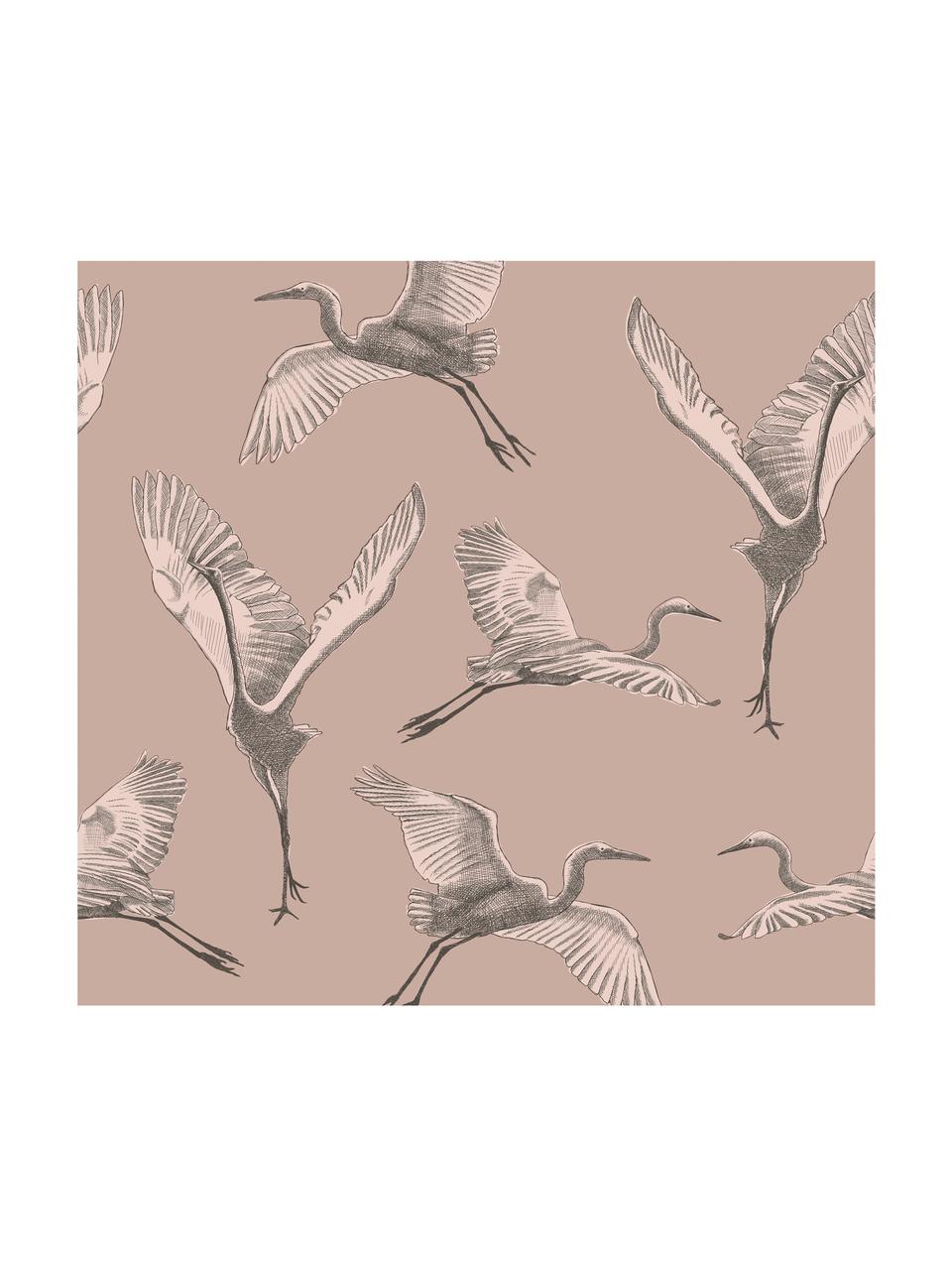 Fototapete Graphic Nature, Vlies, Rosa, Beige, Grau, B 300 x H 280 cm