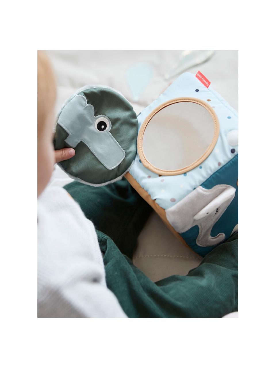 Ontdekkingskubus Deer Friends voor kinderen, Bekleding: 100% polyester, Meerkleurig, B 14 x H 14 cm