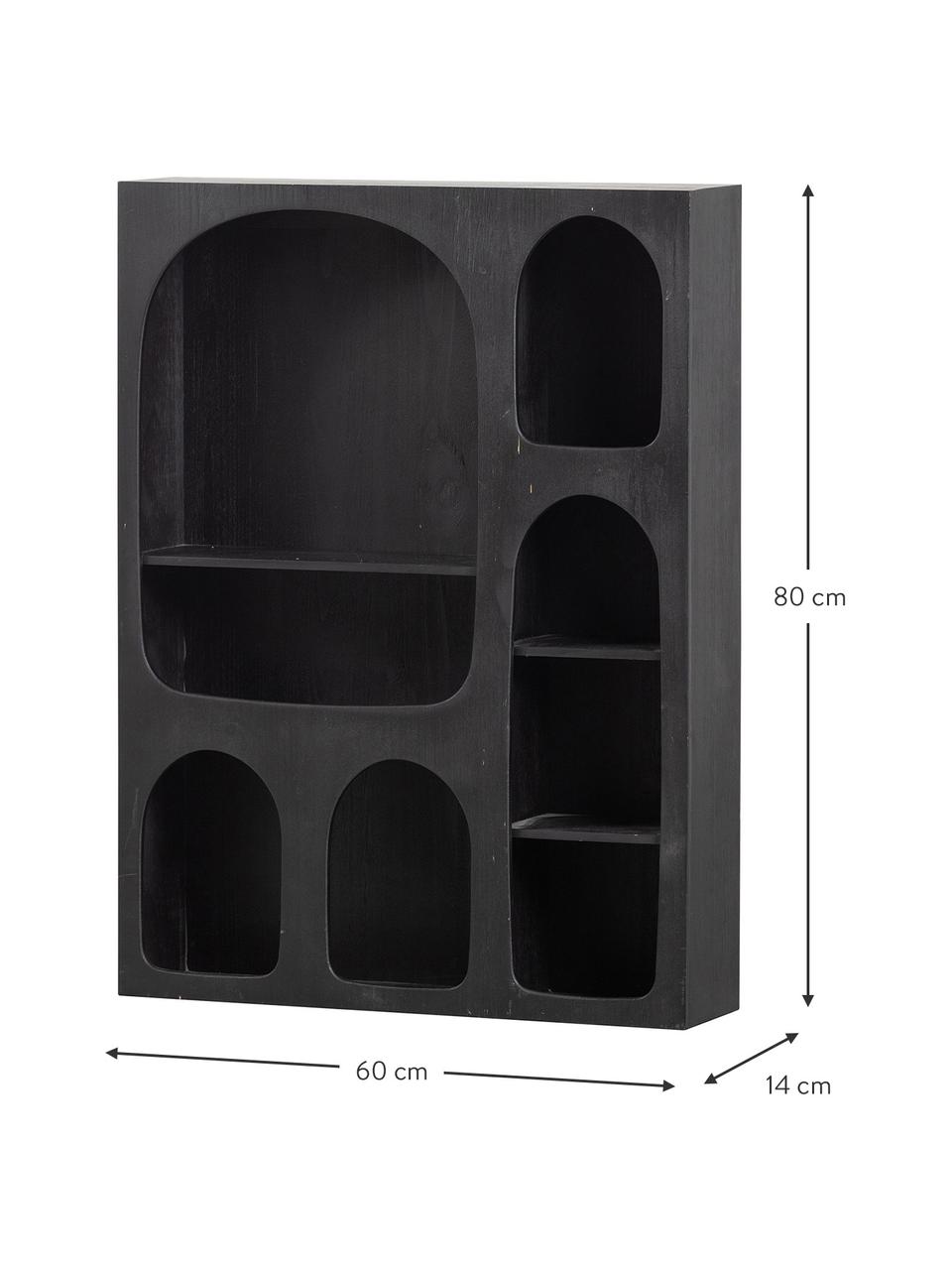 Etagère Murale Sonorous pl2610-B-SLV Verre Noir et argent avec cache câble, Etagère Murale Sonorous