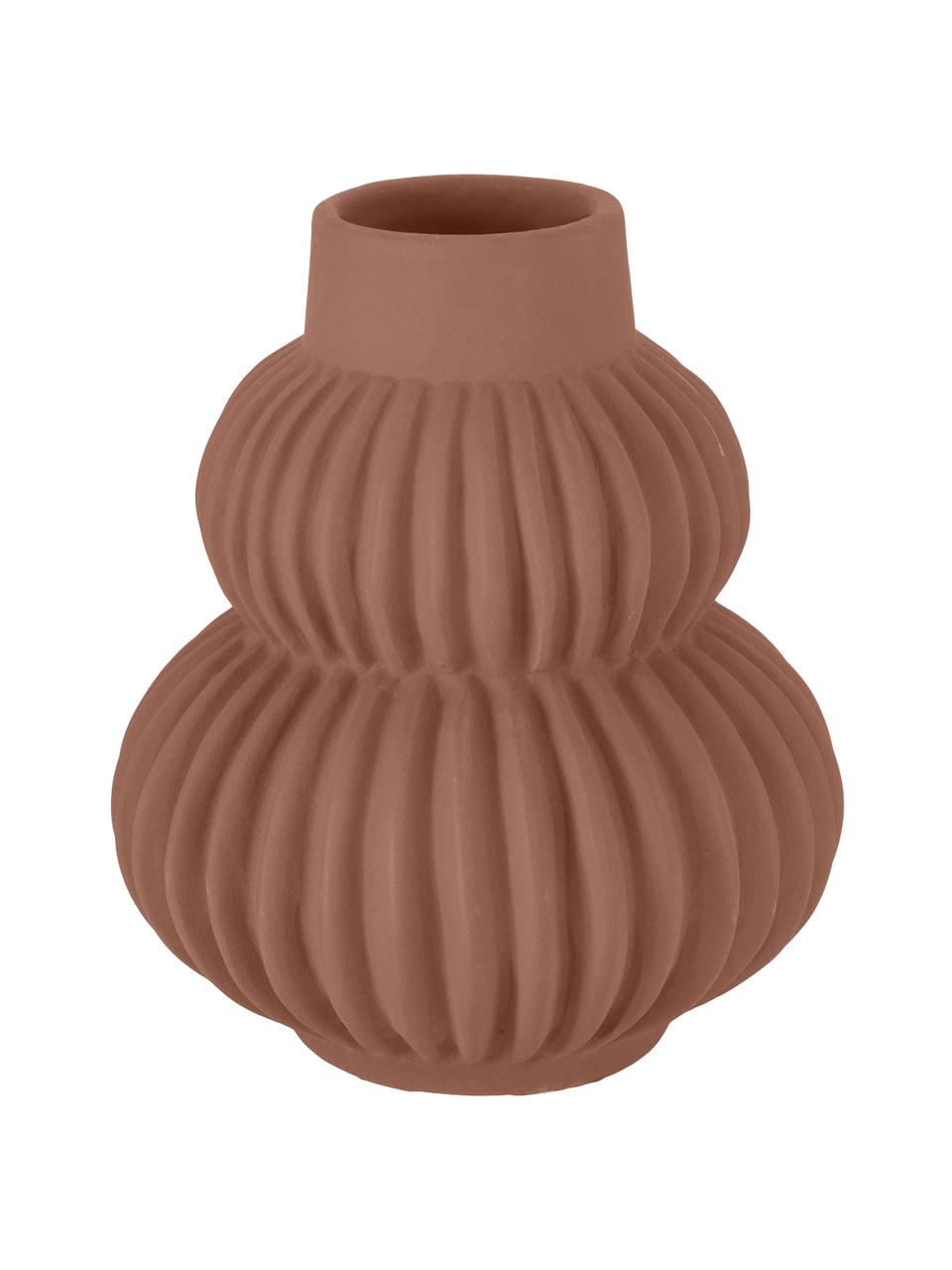 Vase fait main Altena, 2 élém., Dolomie, Multicolore, Ø 13 x haut. 16 cm