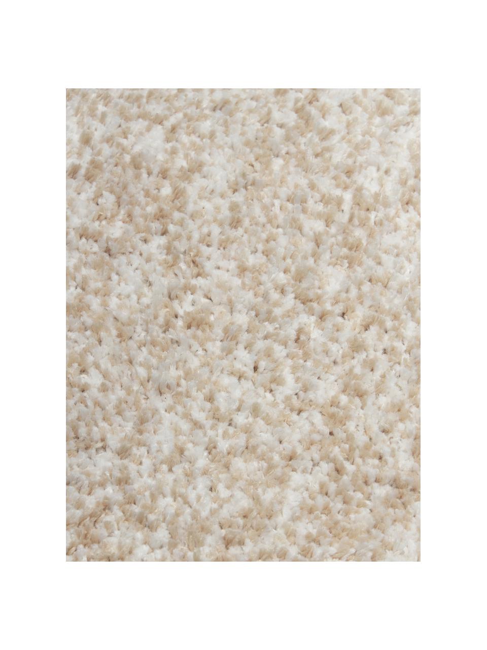 Alfombra de pelo alto Marsha, Reverso: 55% poliéster, 45% algodó, Beige, An 80 x L 150 cm (Tamaño XS)